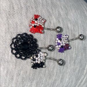 Hellokitty belly piercings
